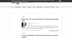Desktop Screenshot of blog.experts.wengo.com