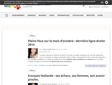 Tablet Screenshot of blog.experts.wengo.com