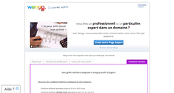 Desktop Screenshot of private.experts.wengo.fr