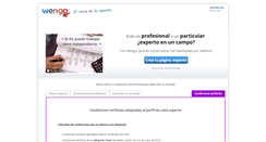Desktop Screenshot of private.expertos.wengo.es
