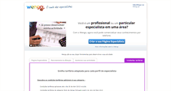 Desktop Screenshot of private.especialistas.wengo.pt